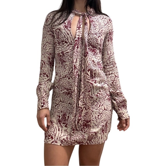 Flynn Skye Cheetah Christy Mini Dress Size 1 - Picture 1 of 13